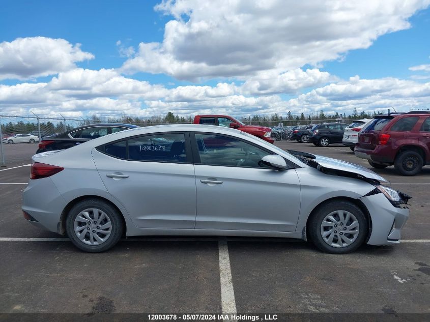 2019 Hyundai Elantra Se VIN: KMHD74LF5KU805519 Lot: 12003678