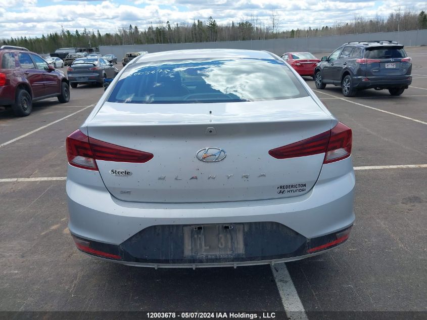 2019 Hyundai Elantra Se VIN: KMHD74LF5KU805519 Lot: 12003678