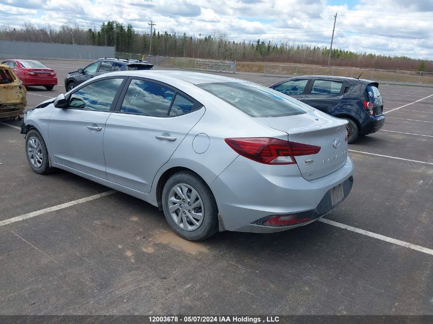 2019 Hyundai Elantra Se VIN: KMHD74LF5KU805519 Lot: 12003678