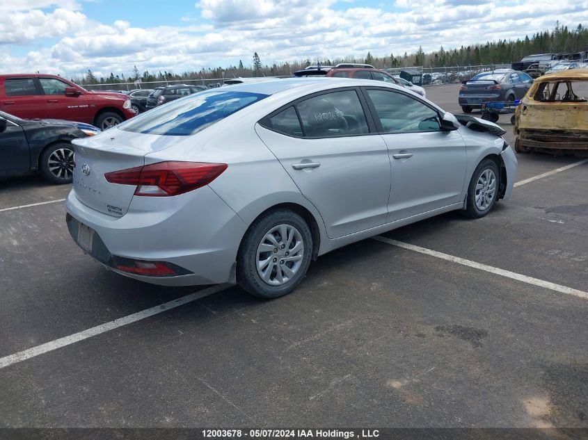 2019 Hyundai Elantra Se VIN: KMHD74LF5KU805519 Lot: 12003678