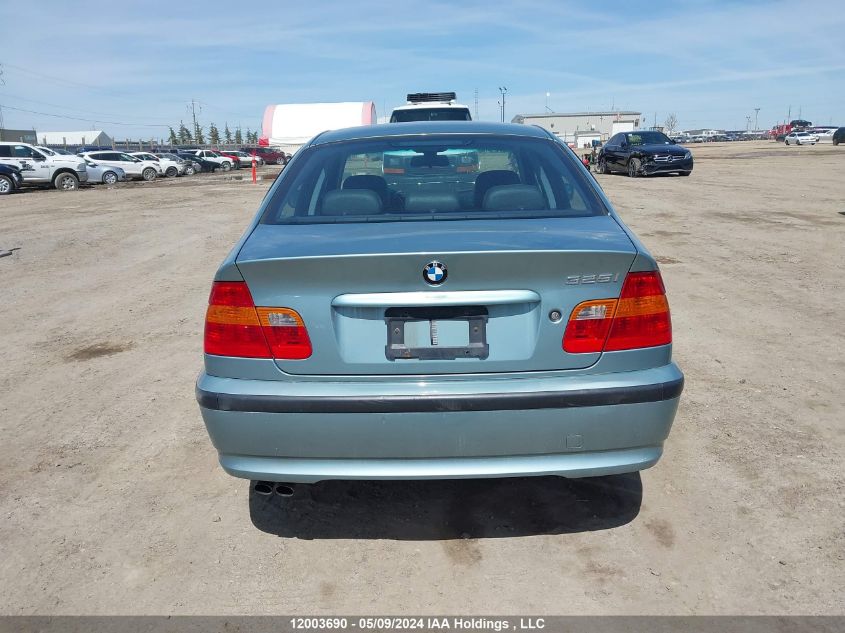 2003 BMW 325 I VIN: WBAEV33403PD57391 Lot: 12003690