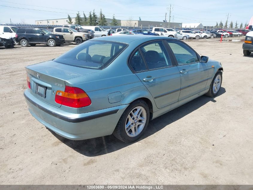 2003 BMW 325 I VIN: WBAEV33403PD57391 Lot: 12003690