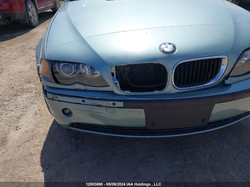 2003 BMW 325 I VIN: WBAEV33403PD57391 Lot: 12003690