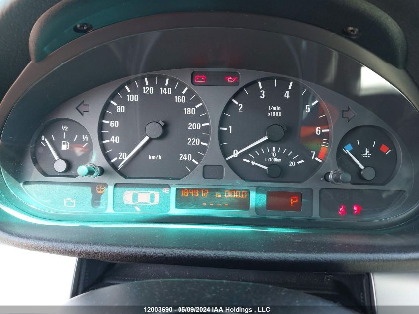 2003 BMW 325 I VIN: WBAEV33403PD57391 Lot: 12003690