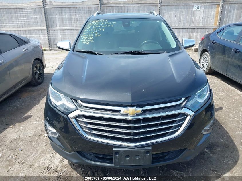 2018 Chevrolet Equinox Premier VIN: 2GNAXMEV6J6117139 Lot: 12003707