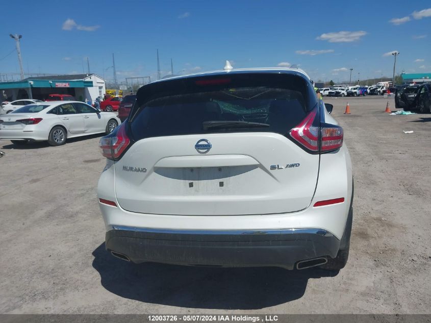 2018 Nissan Murano S/Sl/Sv/Platinum VIN: 5N1AZ2MH5JN180632 Lot: 12003726