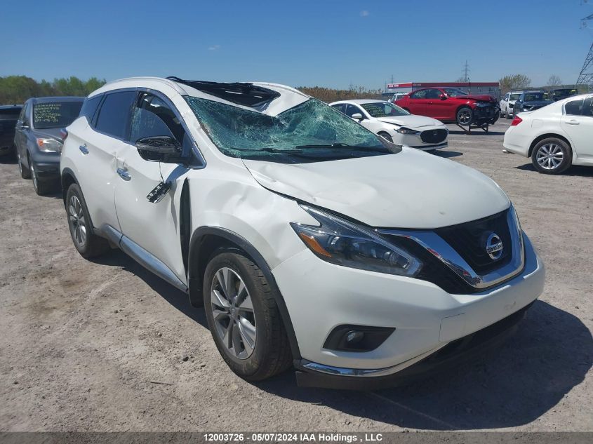 2018 Nissan Murano S/Sl/Sv/Platinum VIN: 5N1AZ2MH5JN180632 Lot: 12003726