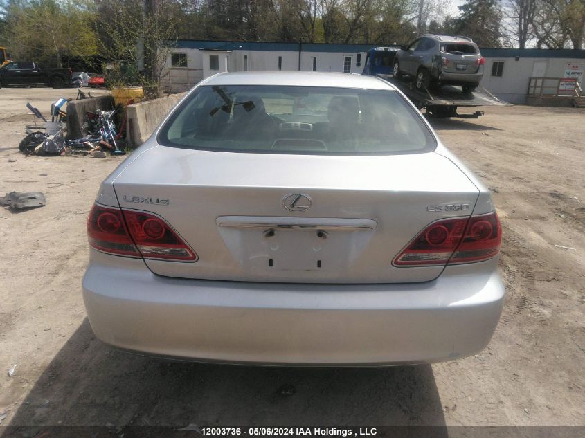 2005 Lexus Es 330 VIN: JTHBA30G555069067 Lot: 12003736
