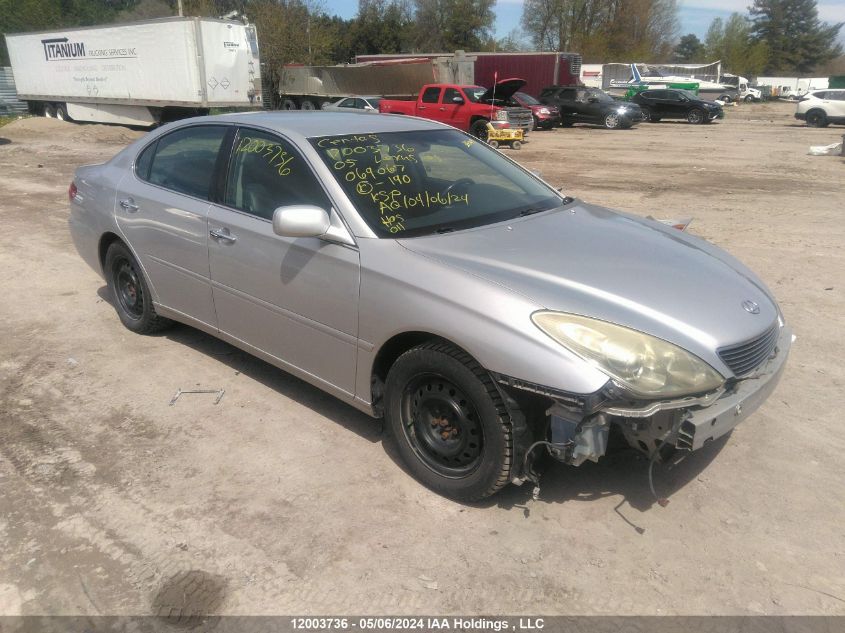 2005 Lexus Es 330 VIN: JTHBA30G555069067 Lot: 12003736