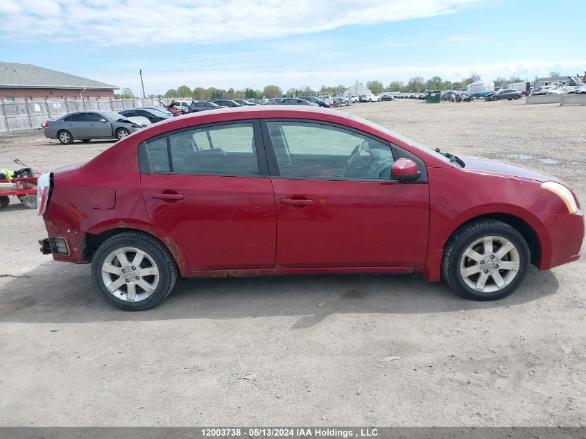 2008 Nissan Sentra 2.0S VIN: 3N1AB61E88L756060 Lot: 12003738