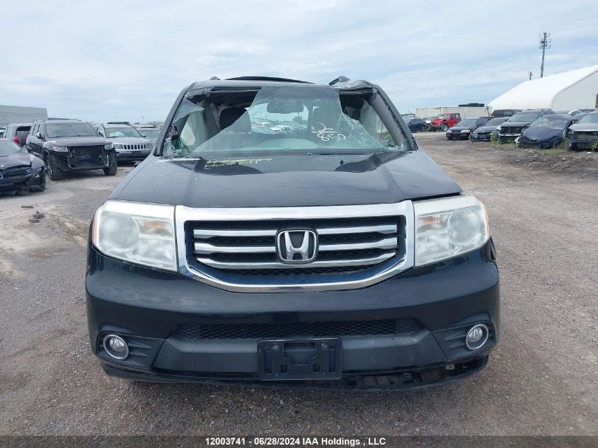 2012 Honda Pilot Exl VIN: 5FNYF4H58CB501751 Lot: 12003741