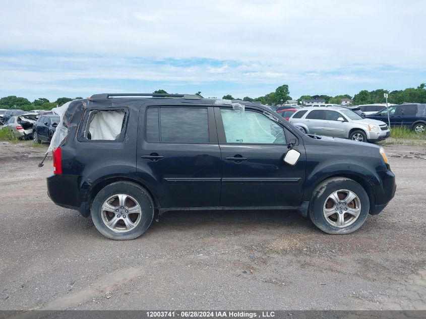2012 Honda Pilot Exl VIN: 5FNYF4H58CB501751 Lot: 12003741