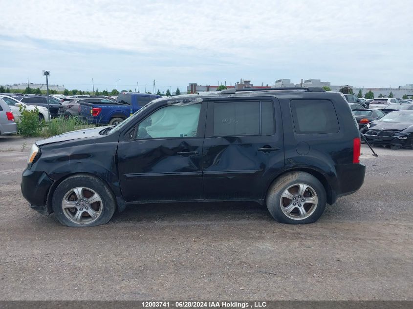2012 Honda Pilot Exl VIN: 5FNYF4H58CB501751 Lot: 12003741