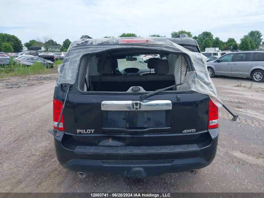 2012 Honda Pilot Exl VIN: 5FNYF4H58CB501751 Lot: 12003741