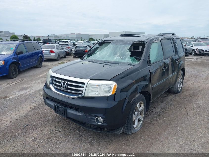 2012 Honda Pilot Exl VIN: 5FNYF4H58CB501751 Lot: 12003741