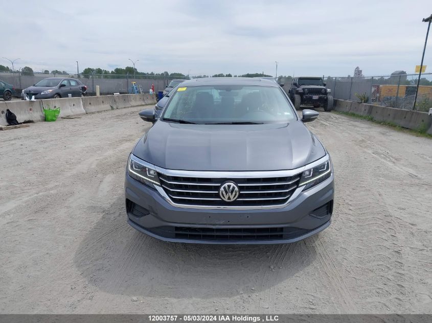 2021 Volkswagen Passat VIN: 1VWBA7A36MC003655 Lot: 12003757