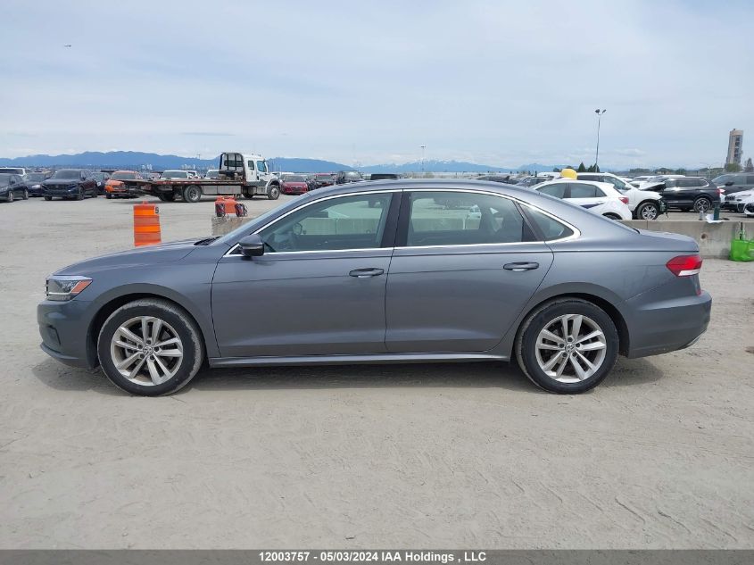 2021 Volkswagen Passat VIN: 1VWBA7A36MC003655 Lot: 12003757