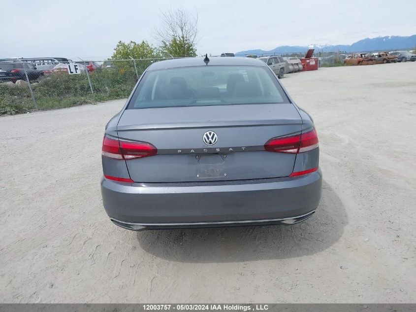 2021 Volkswagen Passat VIN: 1VWBA7A36MC003655 Lot: 12003757