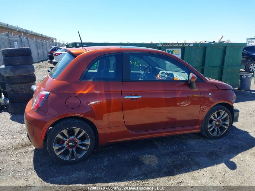 2015 Fiat 500 Sport VIN: 3C3CFFHH7FT575429 Lot: 12003770