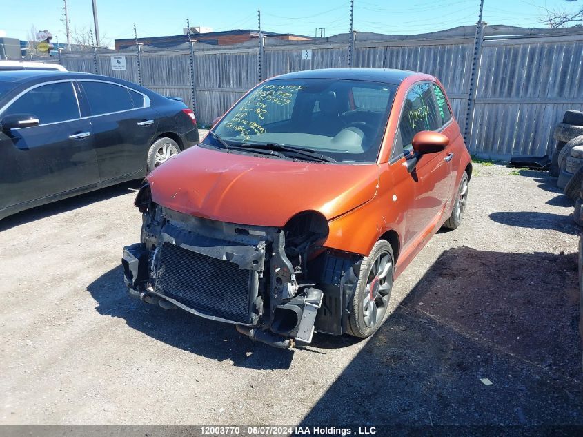 2015 Fiat 500 Sport VIN: 3C3CFFHH7FT575429 Lot: 12003770