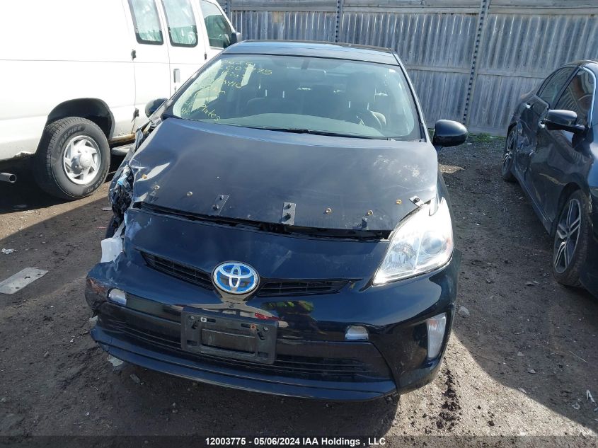 2013 Toyota Prius VIN: JTDKN3DU2D5543416 Lot: 12003775