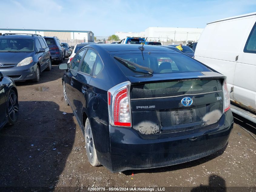 2013 Toyota Prius VIN: JTDKN3DU2D5543416 Lot: 12003775