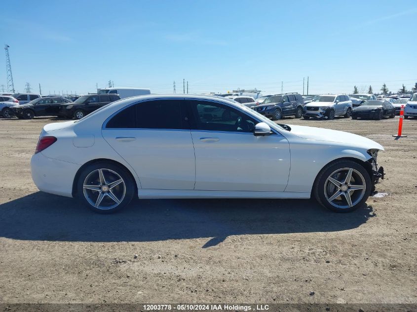 2017 Mercedes-Benz C-Class VIN: 55SWF4KB2HU187963 Lot: 12003778