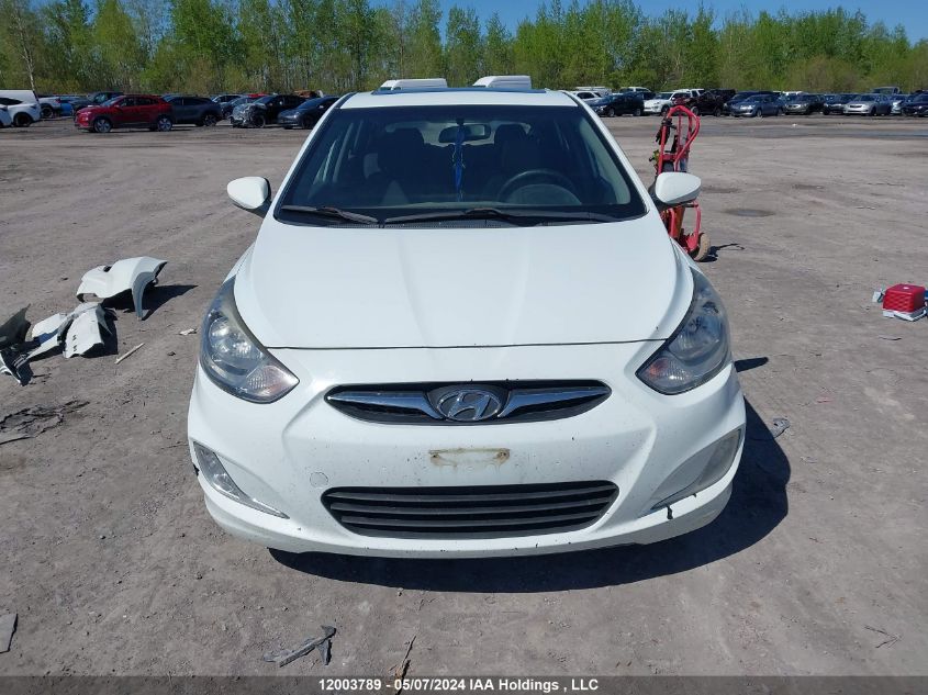 2012 Hyundai Accent Gls/Gs/Se VIN: KMHCU5AE3CU056385 Lot: 12003789