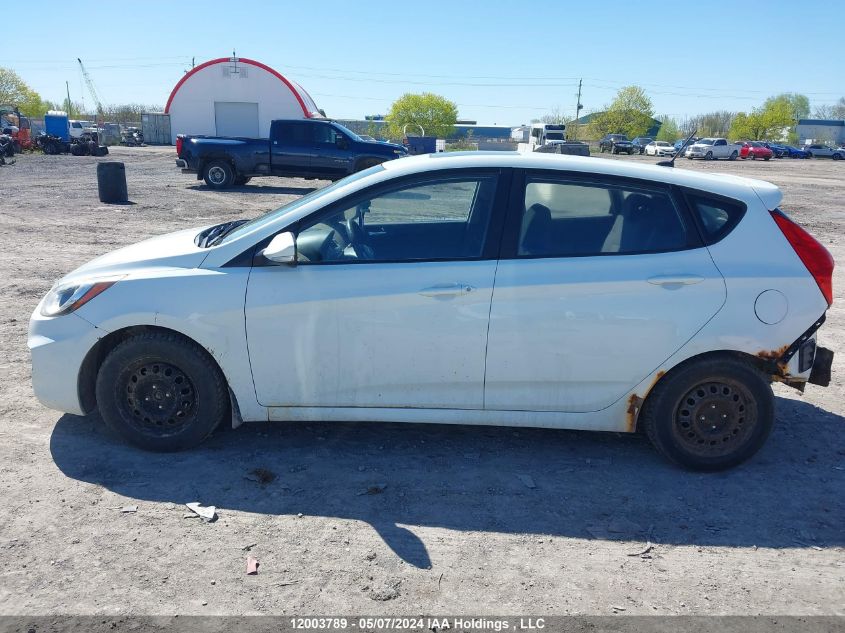 2012 Hyundai Accent Gls/Gs/Se VIN: KMHCU5AE3CU056385 Lot: 12003789