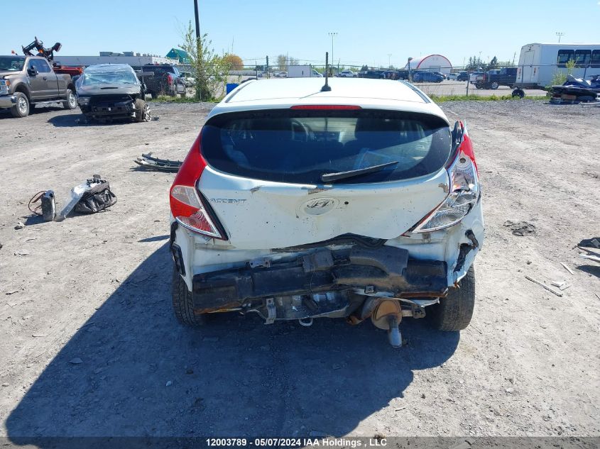 2012 Hyundai Accent Gls/Gs/Se VIN: KMHCU5AE3CU056385 Lot: 12003789