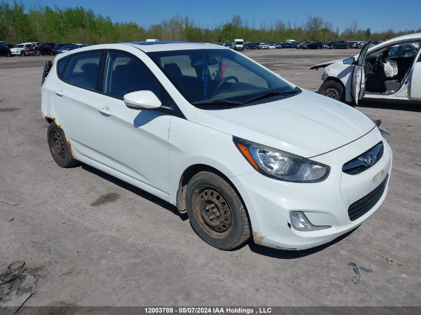 2012 Hyundai Accent Gls/Gs/Se VIN: KMHCU5AE3CU056385 Lot: 12003789