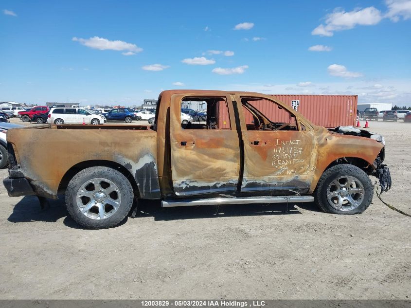 2018 Ram 1500 Sport VIN: 1C6RR7MT3JS145427 Lot: 12003829