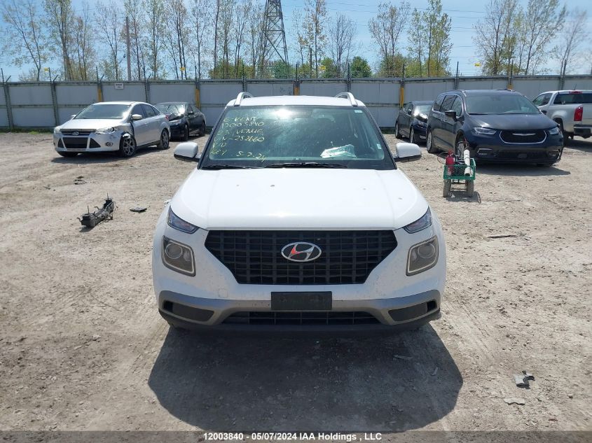 2023 Hyundai Venue Sel/Limited VIN: KMHRC8A30PU252660 Lot: 12003840