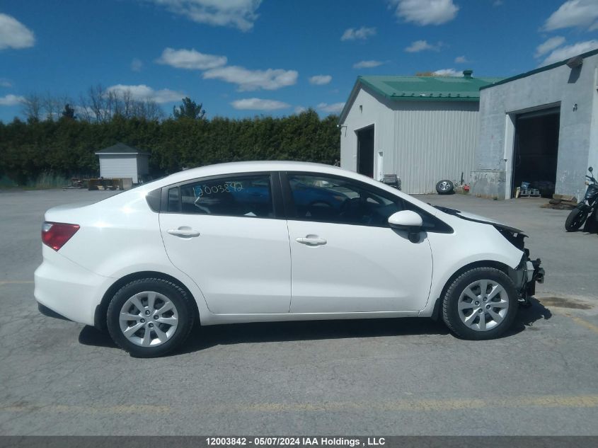 2016 Kia Rio VIN: KNADM4A37G6588456 Lot: 12003842