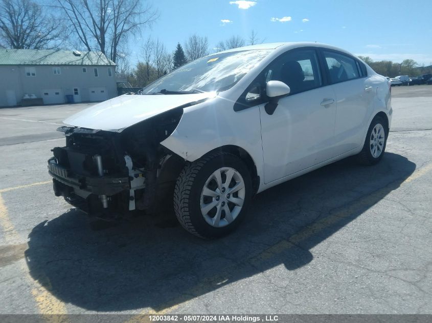 2016 Kia Rio VIN: KNADM4A37G6588456 Lot: 12003842