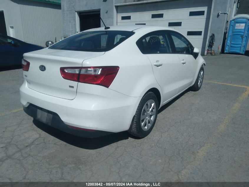 2016 Kia Rio VIN: KNADM4A37G6588456 Lot: 12003842