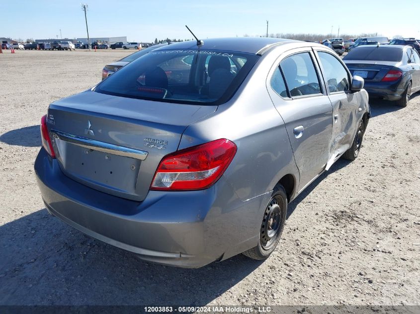 2017 Mitsubishi Mirage G4 VIN: ML32F3FJ9HHF04946 Lot: 12003853