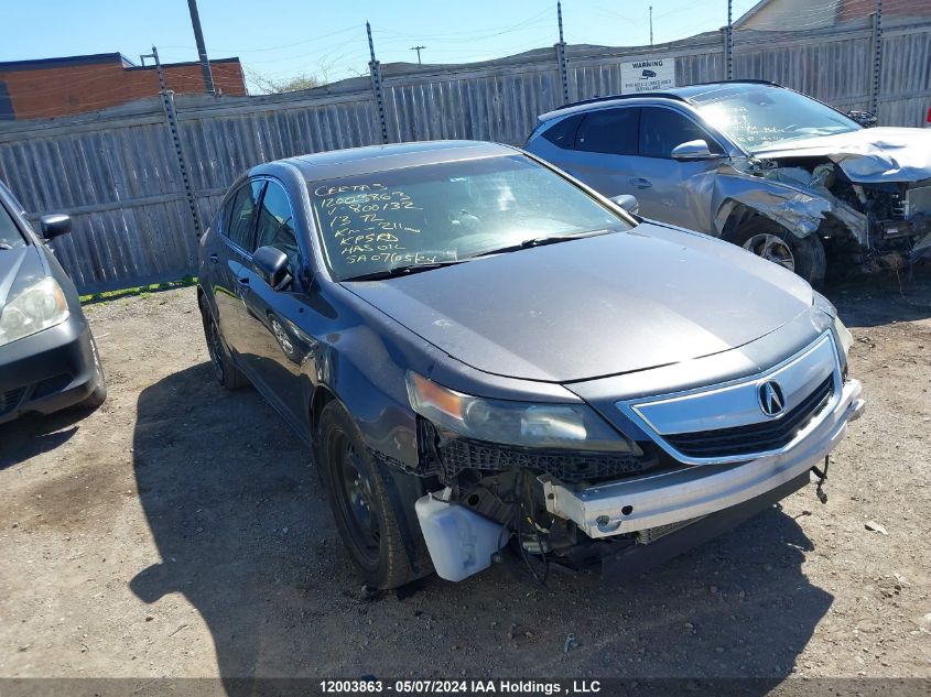 2013 Acura Tl VIN: 19UUA8F26DA800132 Lot: 12003863