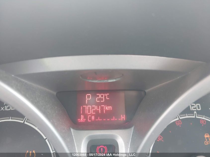 2012 Ford Fiesta Se VIN: 3FADP4EJ1CM206358 Lot: 12003868