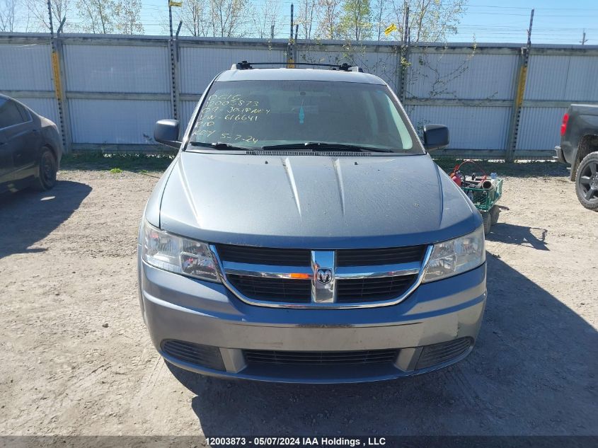 2009 Dodge Journey Se VIN: 3D4GG47BX9T616641 Lot: 12003873