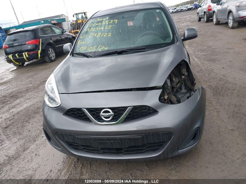 2018 Nissan Micra VIN: 3N1CK3CP1JL248122 Lot: 12003889