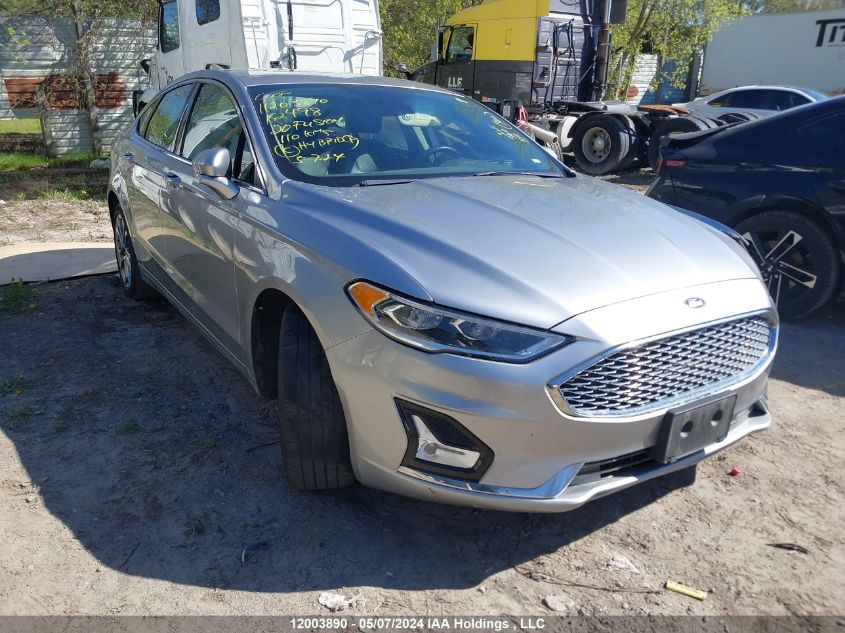 2020 Ford Fusion Titanium VIN: 3FA6P0RU4LR182498 Lot: 12003890