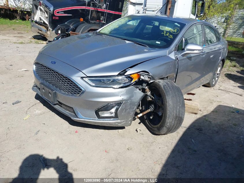 2020 Ford Fusion Titanium VIN: 3FA6P0RU4LR182498 Lot: 12003890