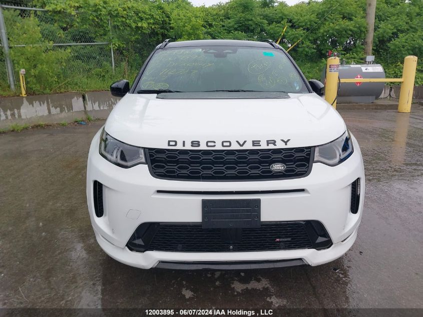 2022 Land Rover Discovery Sport Se R-Dynamic VIN: SALCL2FX7NH912727 Lot: 12003895