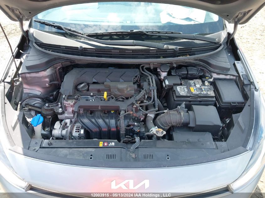 2022 Kia Rio S VIN: 3KPA25ADXNE488160 Lot: 12003915