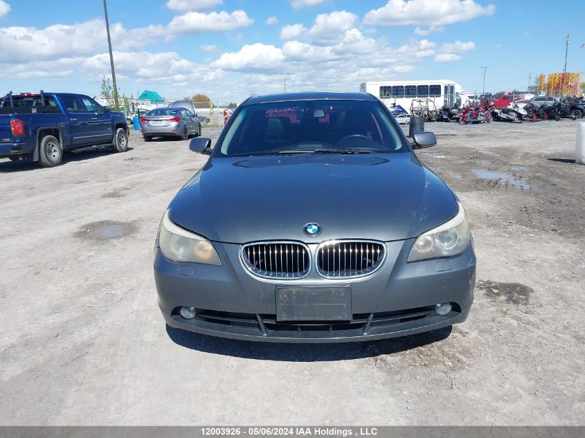 2007 BMW 5 Series 525I VIN: WBANE53557CK92665 Lot: 12003926