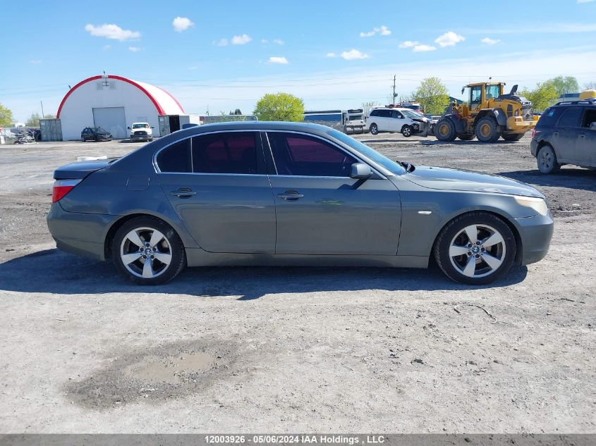 2007 BMW 5 Series 525I VIN: WBANE53557CK92665 Lot: 12003926