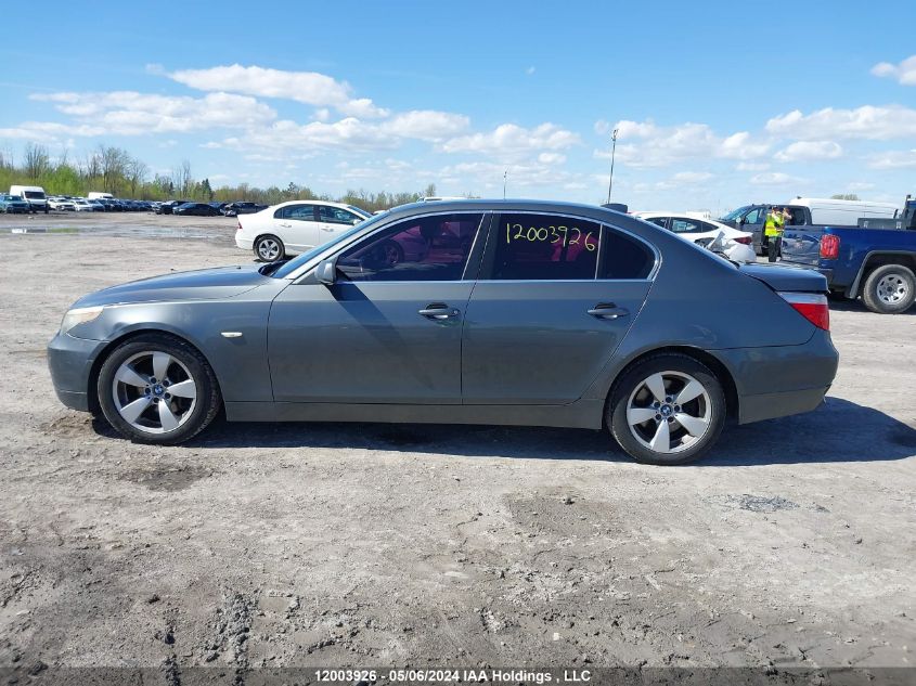 2007 BMW 5 Series 525I VIN: WBANE53557CK92665 Lot: 12003926