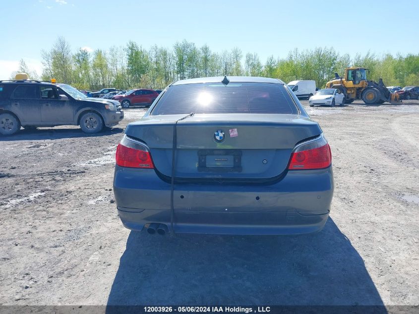 2007 BMW 5 Series 525I VIN: WBANE53557CK92665 Lot: 12003926