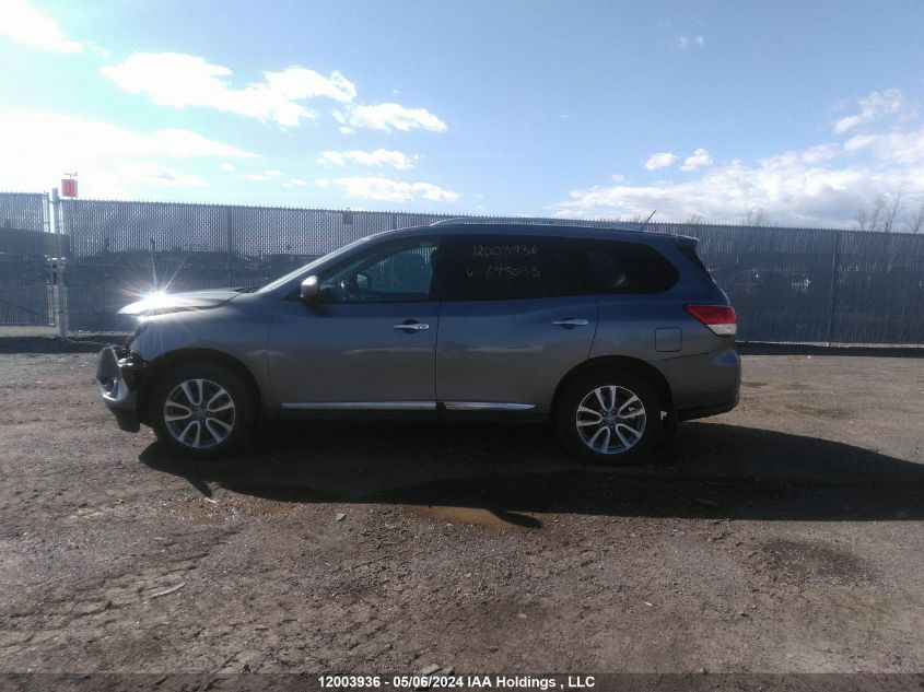 2015 Nissan Pathfinder S/Sv/Sl/Platinum VIN: 5N1AR2MM9FC698033 Lot: 12003936